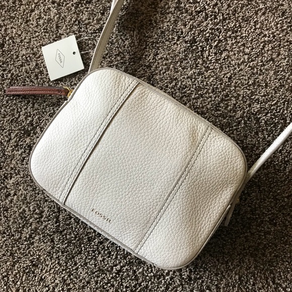 Fossil Handbags - NWT Fossil Gemma Mini Camera Bag in Coconut